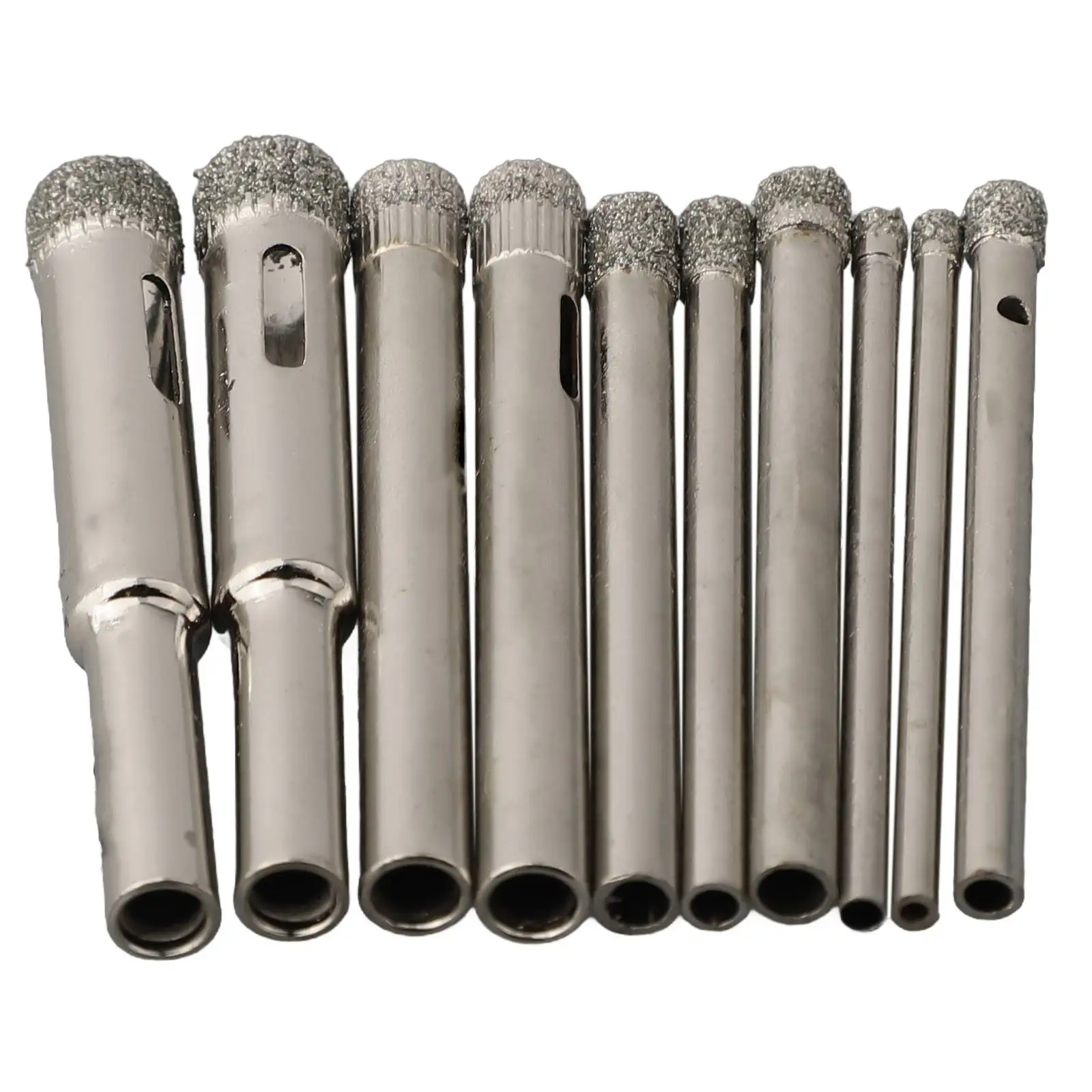 10pcs/set Diamond drill bit Diamond coated For glass marble ceramic tiles 3/4/5/6/8mm Granite Equipment Useful