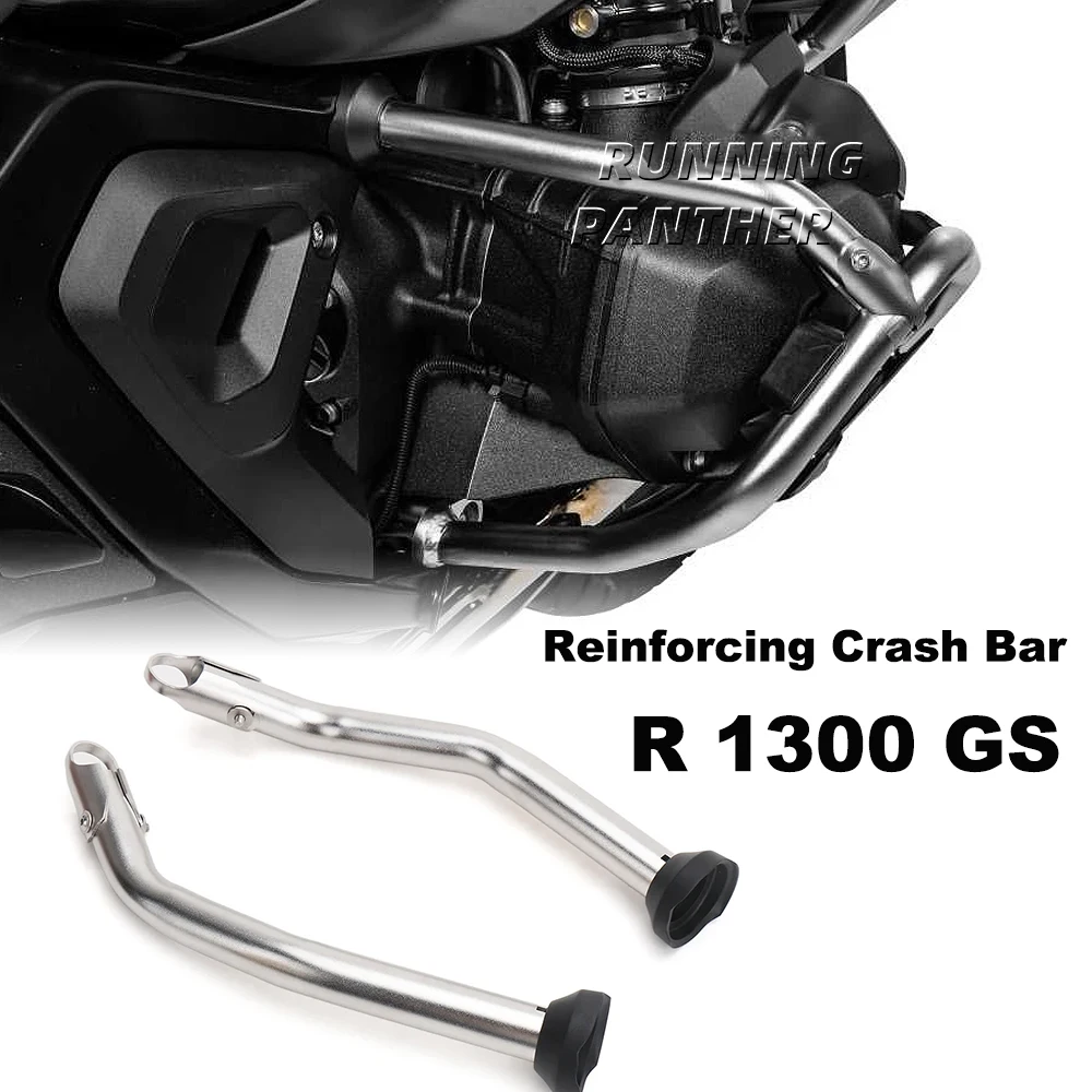 

New Motorcycle Accessories For BMW R 1300 GS R1300GS r1300gs 2023 2024 Silver Reinforcing Strut Original Engine Crash Bar Kit