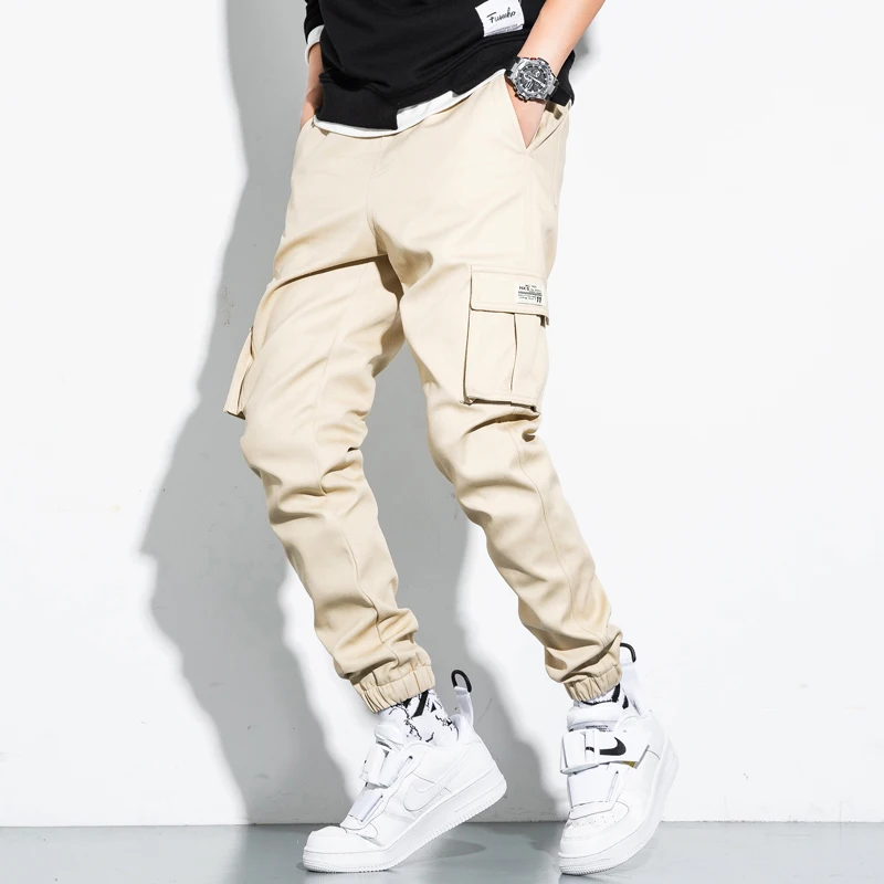 

SpringSummer Men's plus Size Cotton Cargo Pants Sports D Straight Leg Casual Pants Youthful Vitali Sle Eighteen Pants