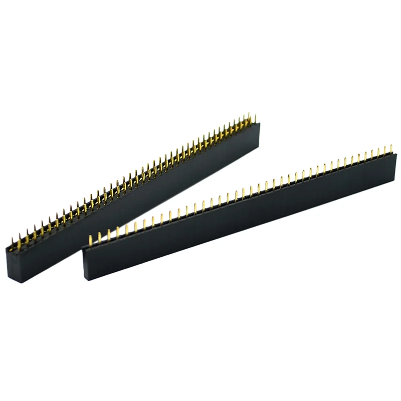 Pack of 10 2.54mm pitch, single row socket, dual row header, pin, socket, 15/20/40Pin strip, row header