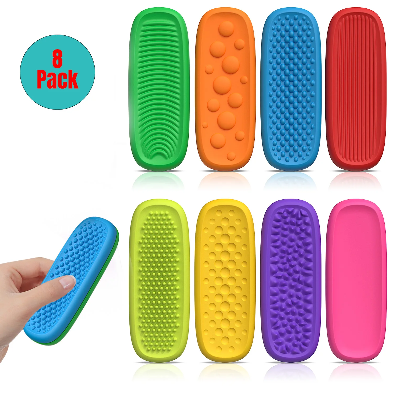 

Сенсорный камень Fidget Toys, EDC антистрессовые игрушки, набор сенсорных игрушек Fidgeting Antistress Anxiety для взрослых и детей, аутизм, СДВГ