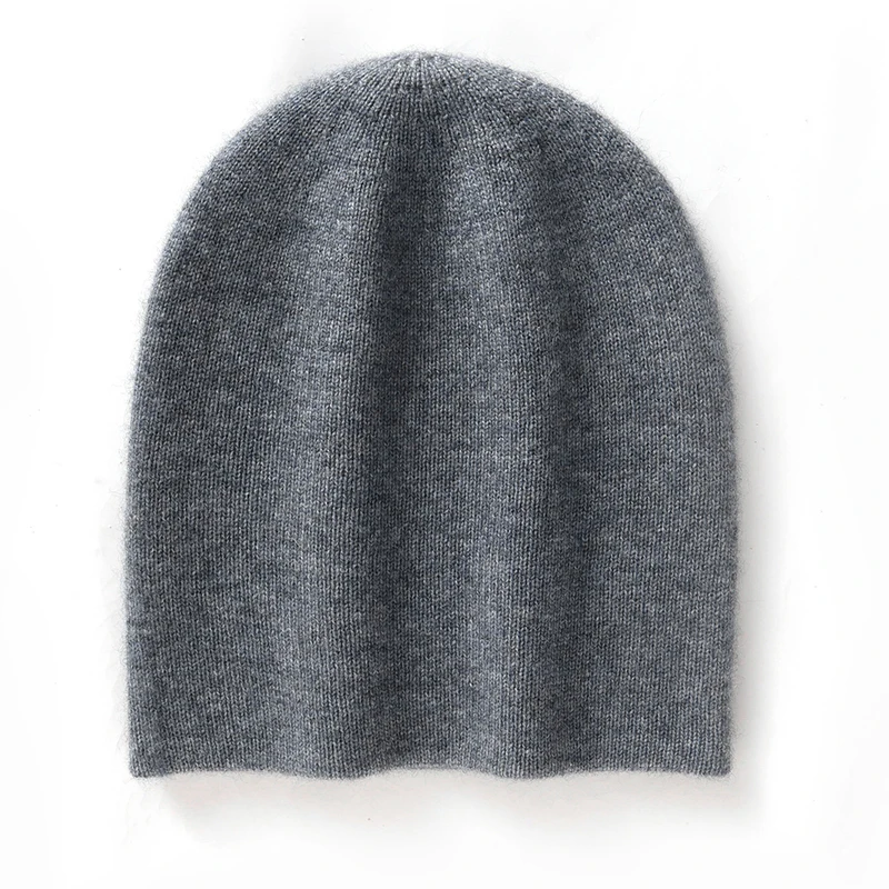 

Women's Brimless Cashmere Hat 100% Autumn Winter Fashionable Unisex Knit Cap Soft Cozy Warm Headwear for Men And Women