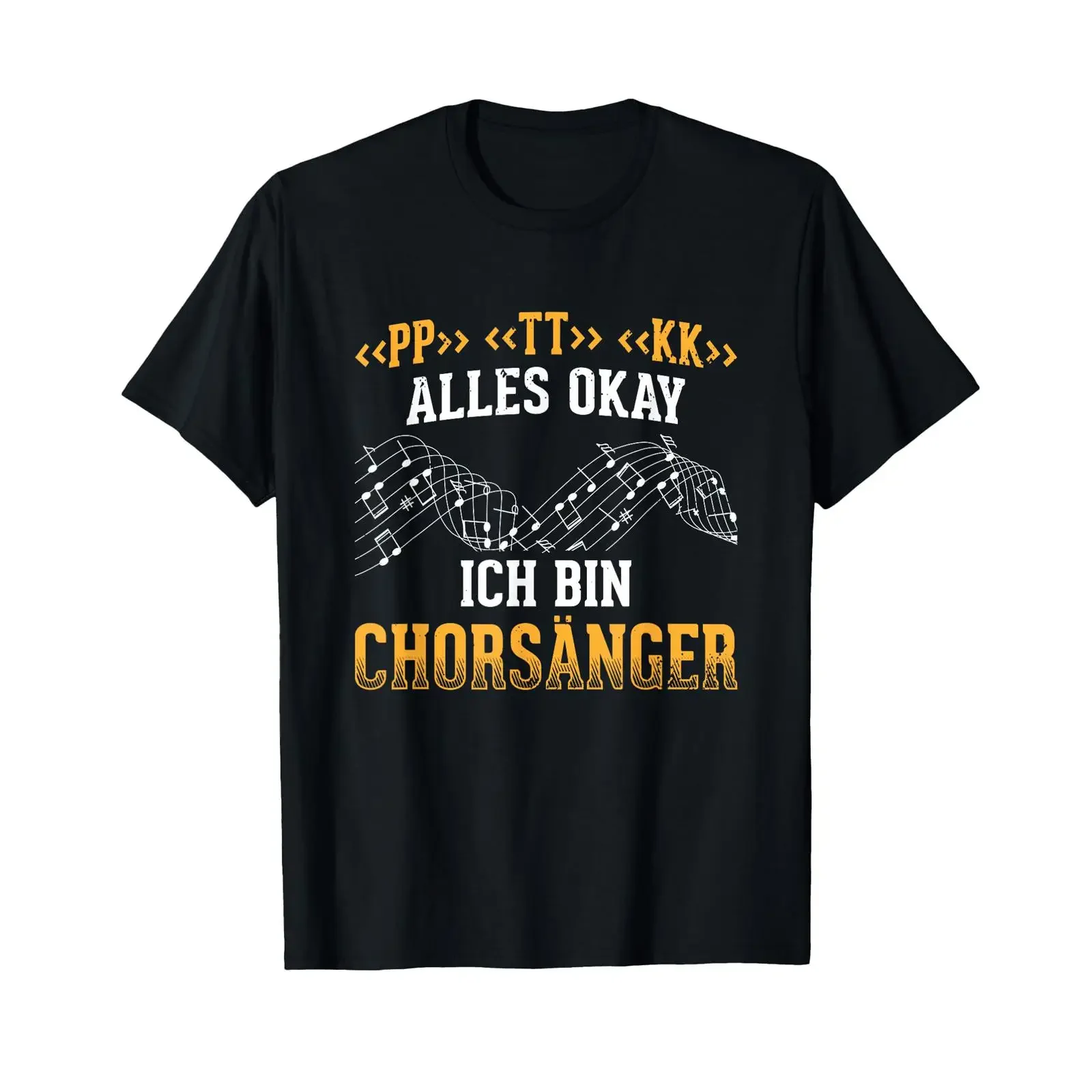 Alles OK Chorsänger Choral Ladder Music T Shirt vintage Washed Versatile Unisex designer clothes Top For Everyday Wear homme