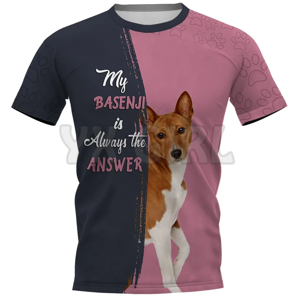 2022 Summer Fashion Men My Beagle Is Always The Answer 3D All Over Printed T Shirts Funny Dog Tee Tops shirts Unisex Tshirt