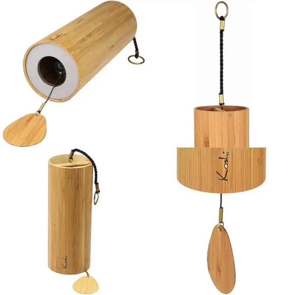 

Бамбуковые колокольчики терра 16,5 дюйма — серебро, элегантный уличный декор 6,3 x 16,5 дюйма