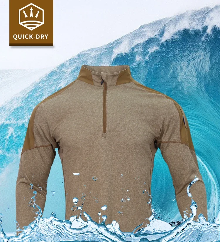 Emersongear BlueLabel Tactical Hunter Langarm-Poloshirt, tägliches Oberteil, T-Shirt, Fitness, Pendler, Wandern, Sport, Outdoor, Jagd – Detail 7