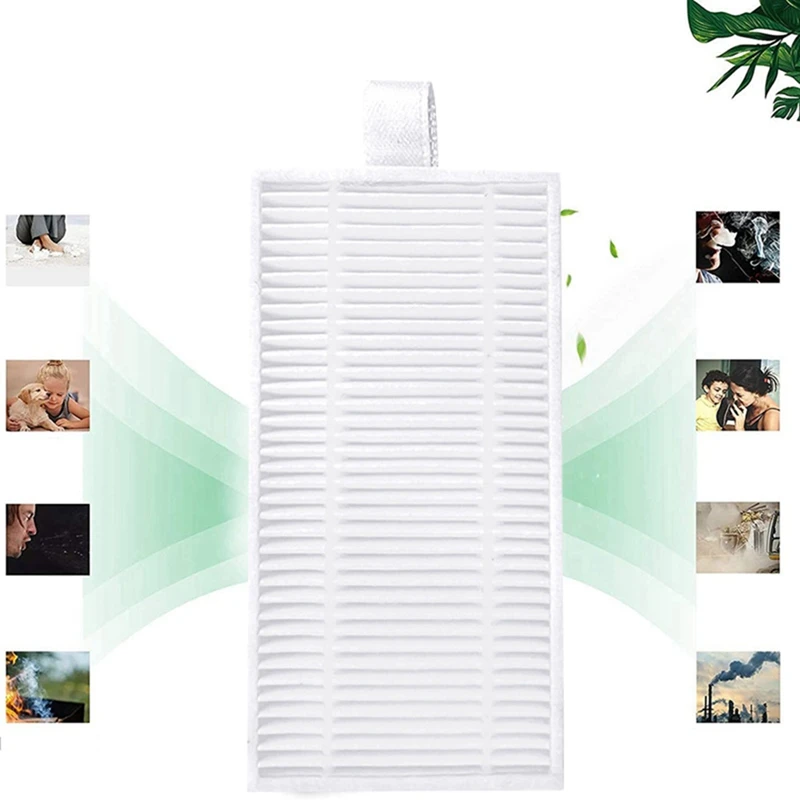 Main Side Brush Hepa Filter Vacuum Cleaner Accessories Blue-White For Cecotec Conga 2290 Ultra 05661 Robot Vacuum Cleaner