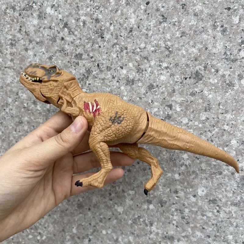 Jurajski tyranozaur Rex dinozaur ogon usta otwórz zamknij mechanizm kolekcja modeli ozdoby chłopiec śmieszne zabawki