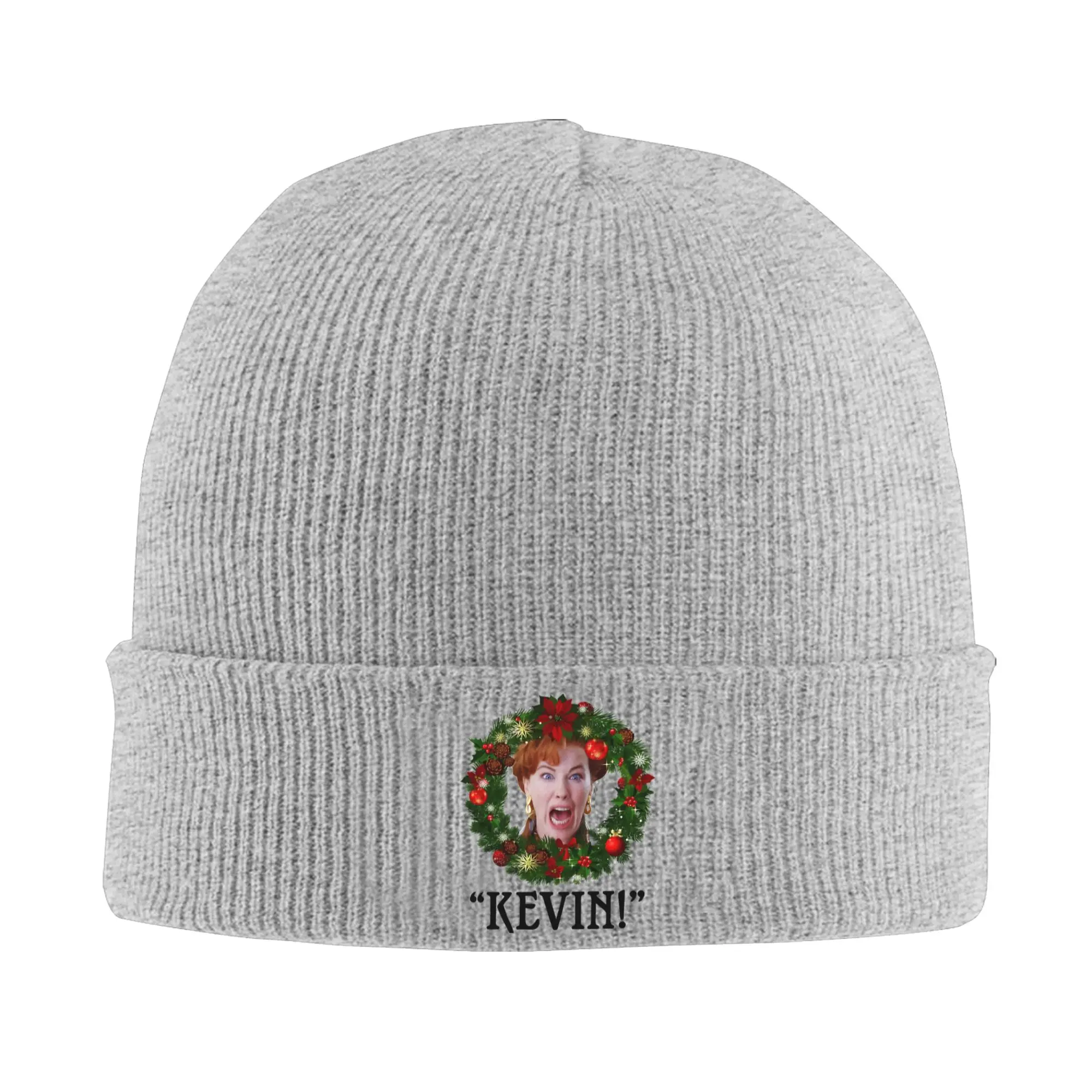 THE ORIGINAL Kevin Home Alone Beanie Hats  Knitted Hat Men Women Street Y2K Thermal Elastic Caps Winter Kpop Graphic Bonnet Hats