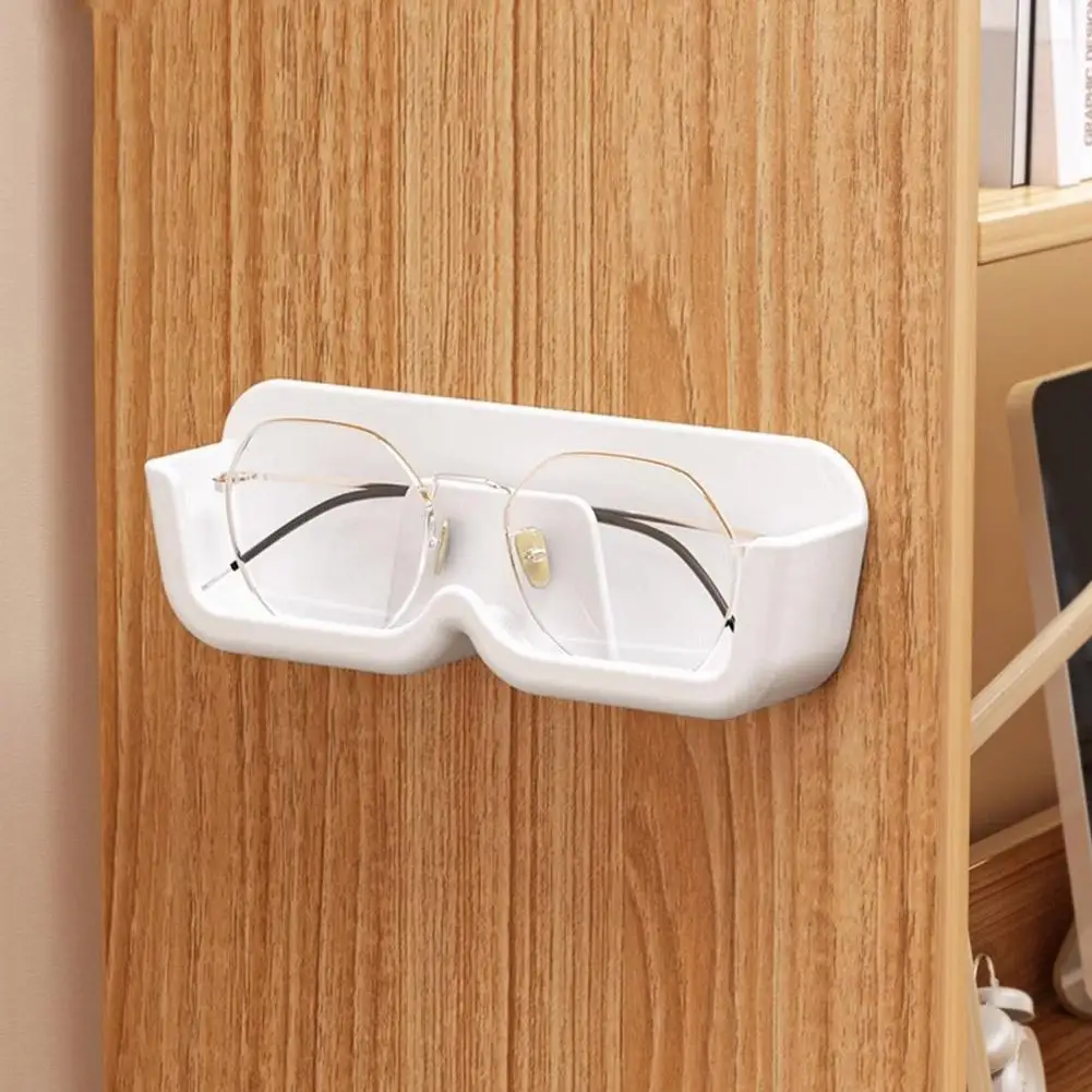 Wall-Mounted Reading Glasses Holder Eyeglasses Holder Shelving Rack Floating Case Adhesive Sunglasses Display Eyewear Displ G4P6