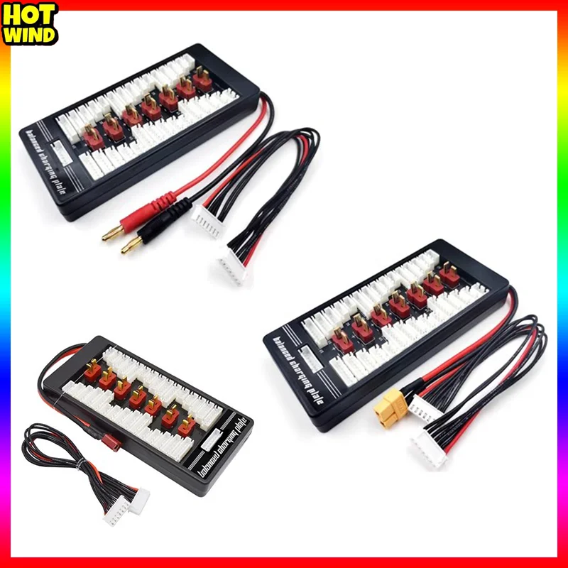 Rc 2-6s 2-8s T-pulg Lipo Battery Parallel Charging Board For Imax B6 B6ac B8 Quick Charge For Rc Models