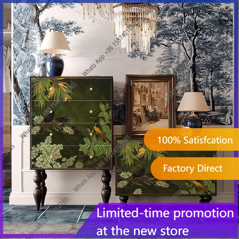 

JJ Garden Bedroom Living Room Cabinets Vanity Luxury Mid Century Shelf Living Room Cabinets Decor Wood Vitrina Trendy Furniture
