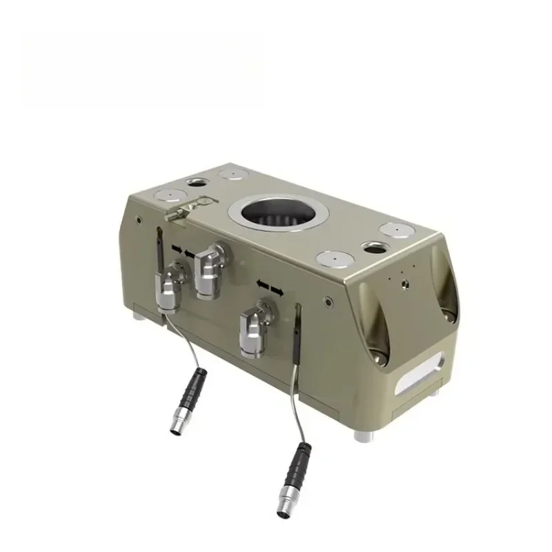 Automated multi-axis robots for automobile engine production lines are often used in coupling handling machines