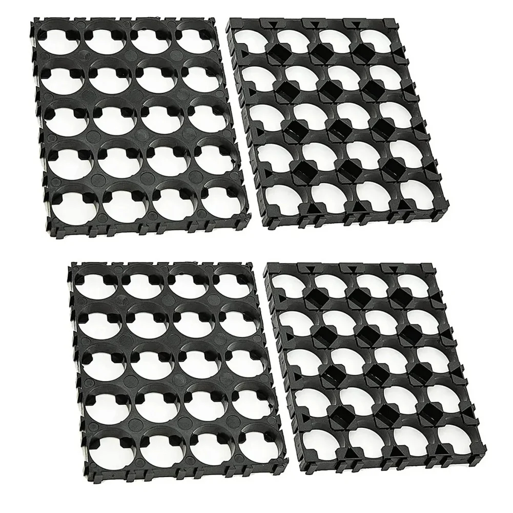 Brackets Battery Holder Black DIY Holder Stand Holding Battery Pack 186 50 4x5 Battery 4pcs ABS+PC High Quality