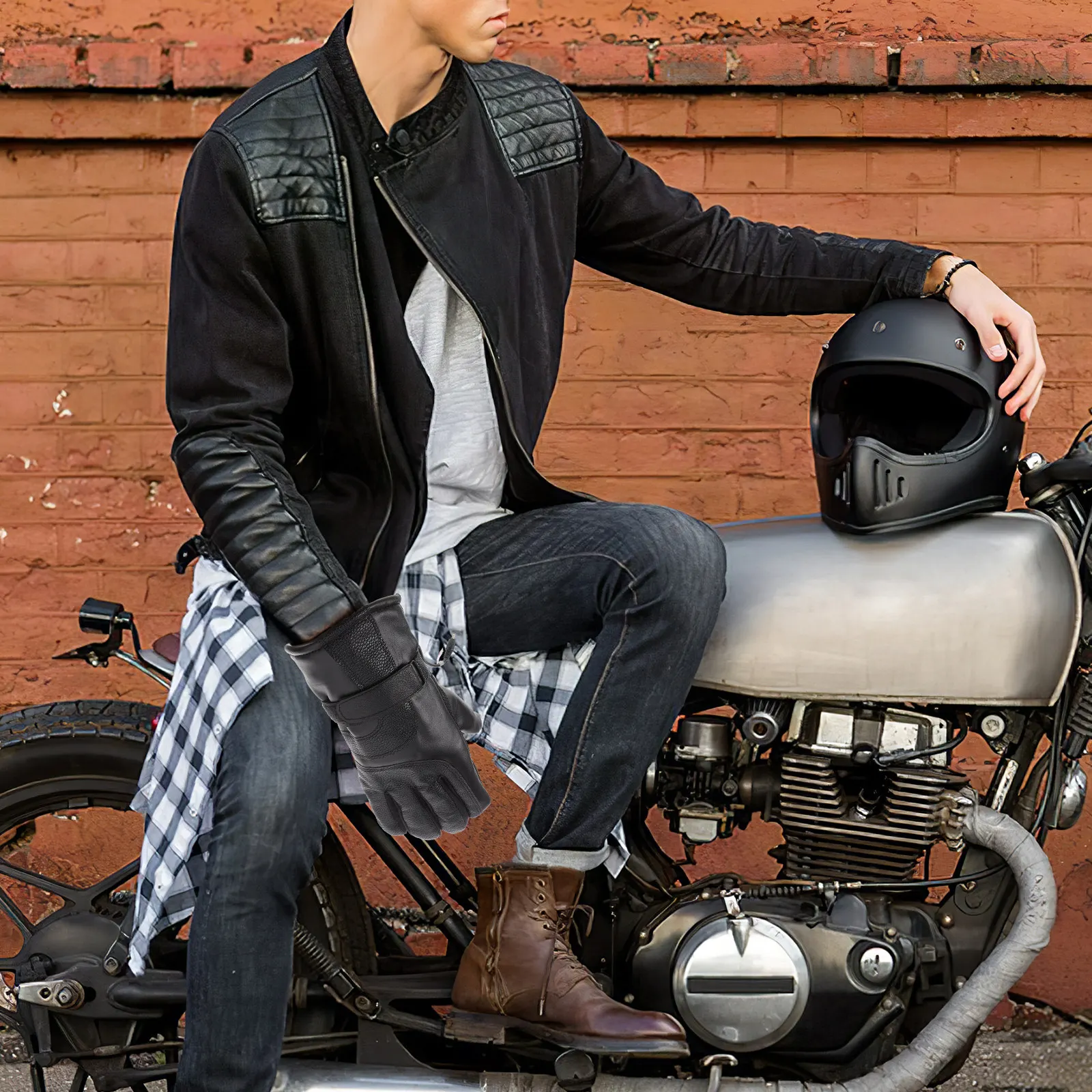 

1 пара перчаток с подогревом для мотоцикла, зимние термоэлектрические перчатки для езды на велосипеде, катания на лыжах, согревающие руки в холодную погоду