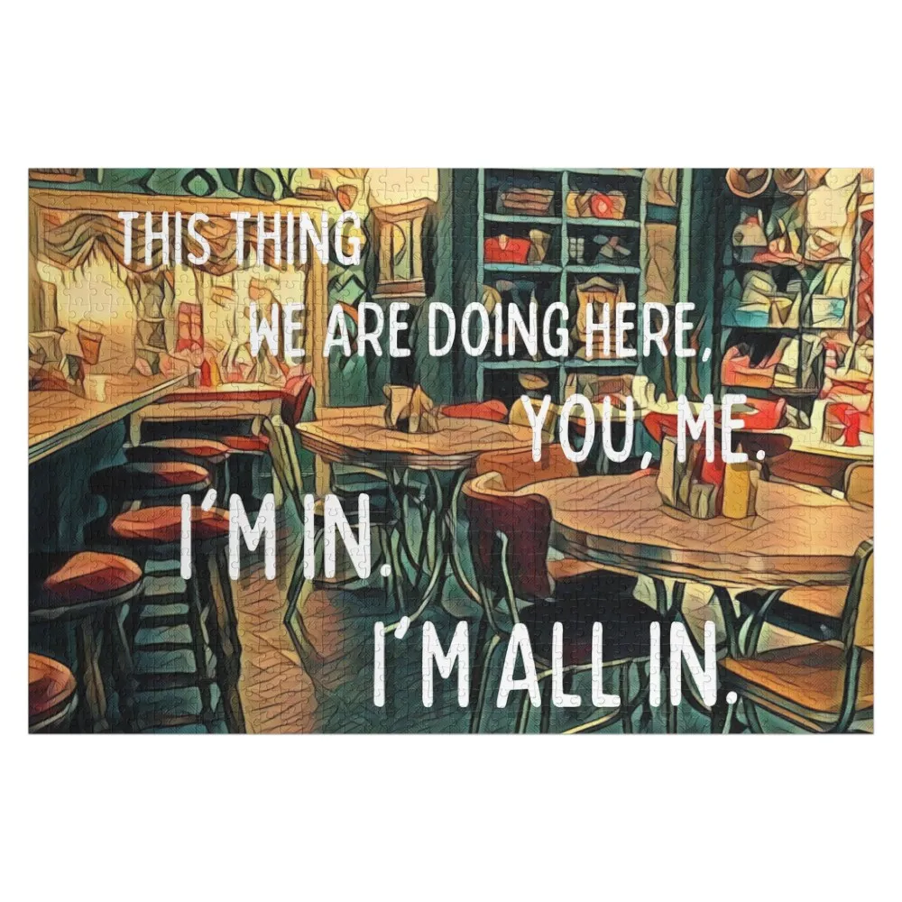

Im All In - Diner - Quotes Jigsaw Puzzle Diorama Accessories Customs With Photo Customized Picture Puzzle
