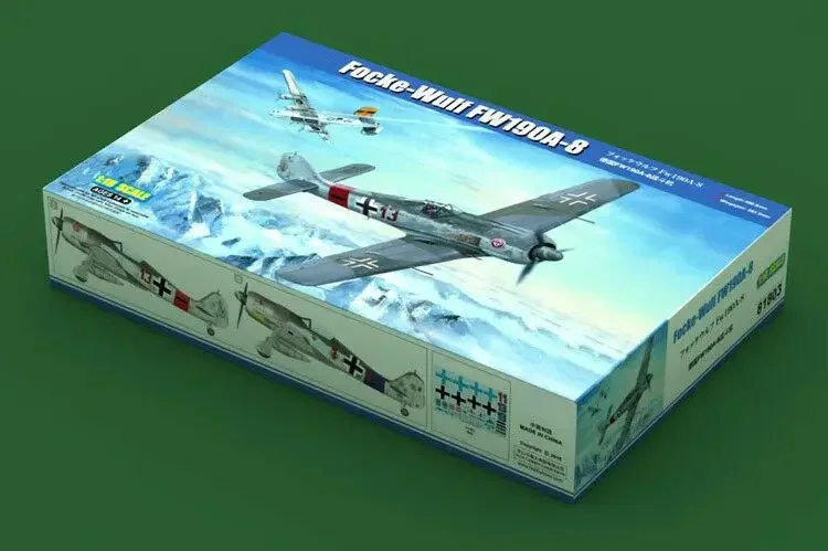 

Комплект модели HobbyBoss 81803 1/18 Focke-Wulf FW190A-8 Military Air Craft Assembly