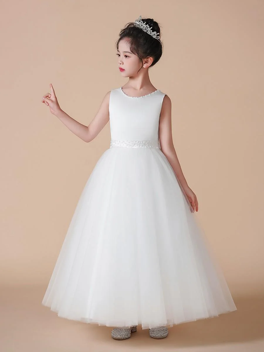 YZYmanualroom Girl piano play children's birthday Princess dress high-end wedding flower child violin competition / Custom Made