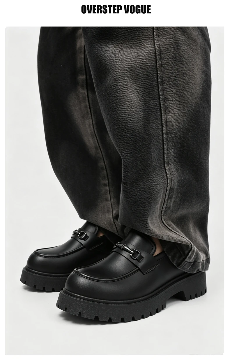 Lederschuhe Casual Business-Schuhe für Herren Elegante Herrenschuhe Mokassins Designer-Slipper – Detail 13