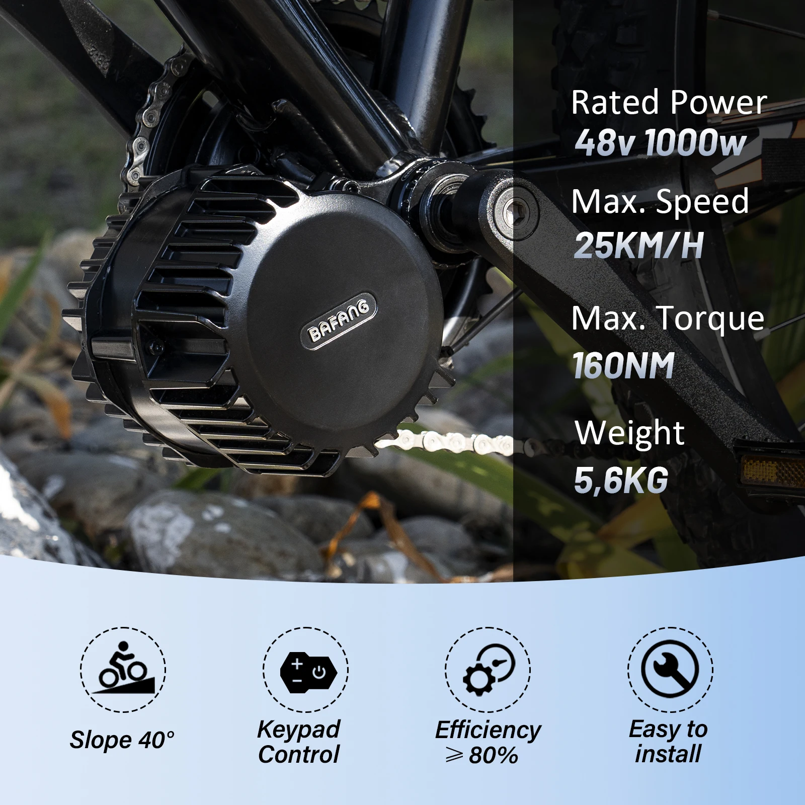 Kit de Motor Bafang M615 G320, - Bafang Bbshd 1000W Conversion Kit reseña y precio