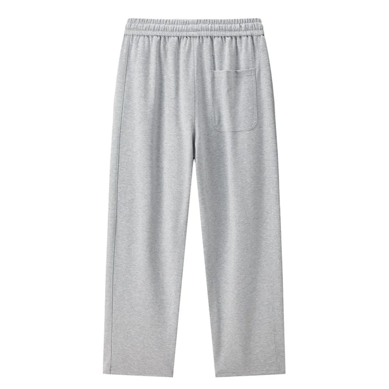 

's Spring Summer Straight-Leg Sports 's Draped Sweatpants 's Light Gray Loose Casual Pants Men's Unisex Lon