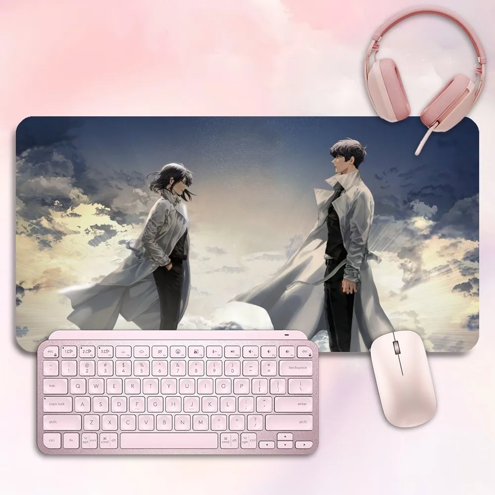 Amine Omniscient Reader Mousepad Computer Accessories Laptop Extended Mouse Mats Rubber Keyboards Table Mat