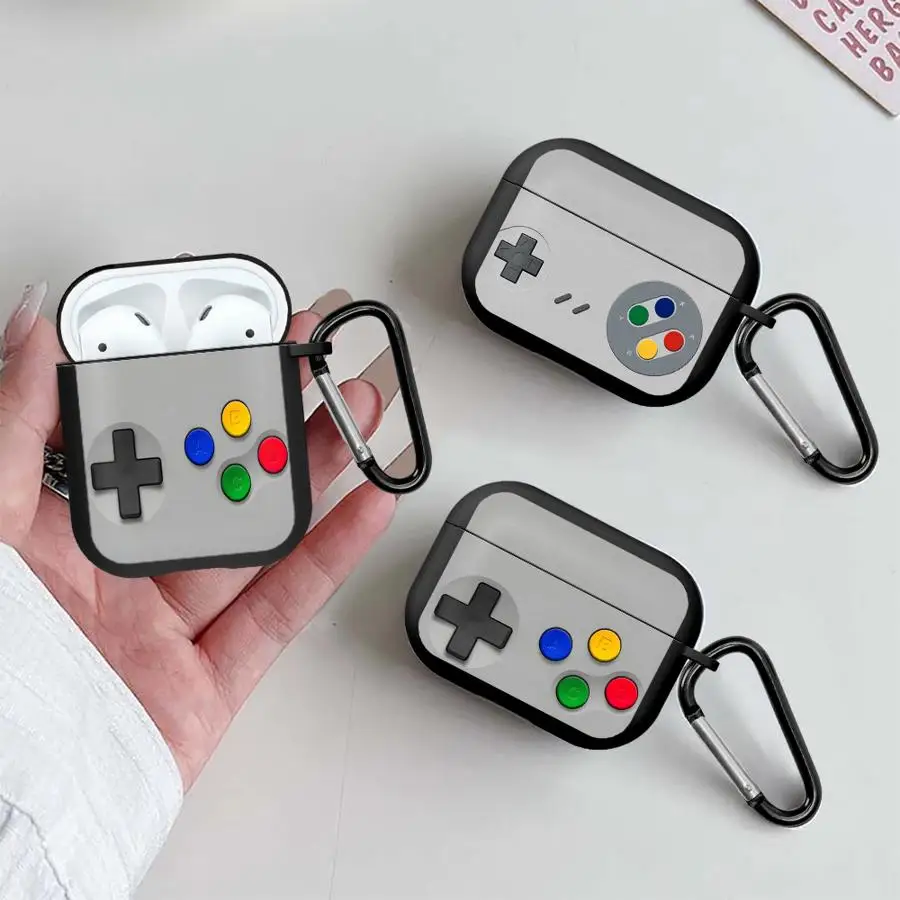 Game Console Controller Case For Airpods 2 Pro3 Pro 1 Pro2 3 4 Earphone Cases Cover