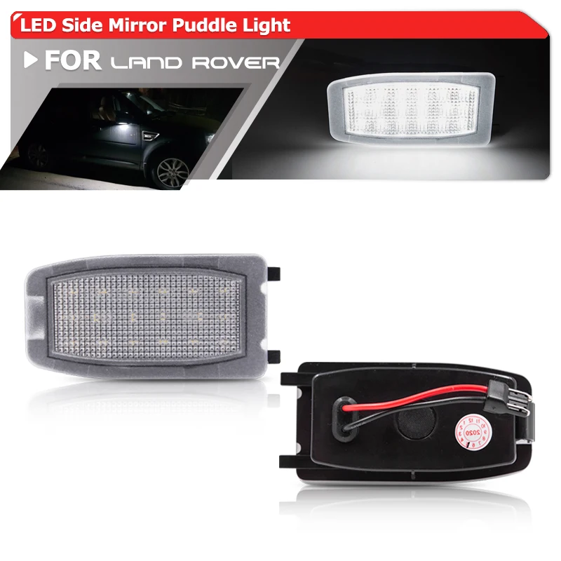 Fits For Land Rover Range Rover 2005-2012 Range Rover Sport 2006-2013 LR2 LR3 LR4 L322 Freelander 2 Led Side Mirror Puddle Light