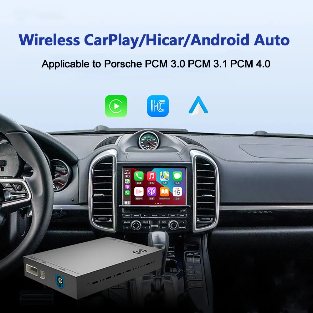 

Wireless CarPlay Module for Porsche PCM3.1 PCM4.0 PCM3.0 Cayenne / Panamera / Macan / 911/978/ Cayman GPS Navigation BOX