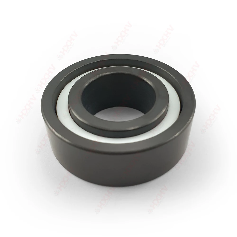 62206 Size 30x62x20 Mm HXHV Single Row Si3N4 Silicon Nitride Black Full Ceramic Deep Groove Ball Bearing