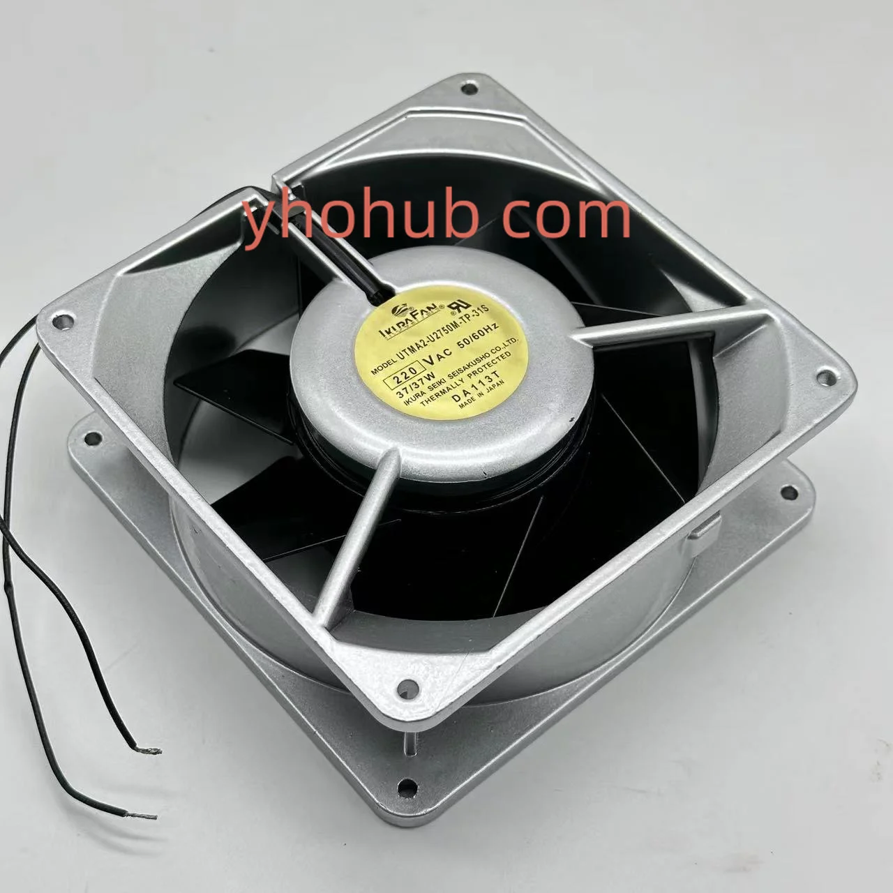 

IKURA UTMA2-U2750M-TP-31S AC 220V 37W 140x140x50mm 2-Wire Server Cooling Fan