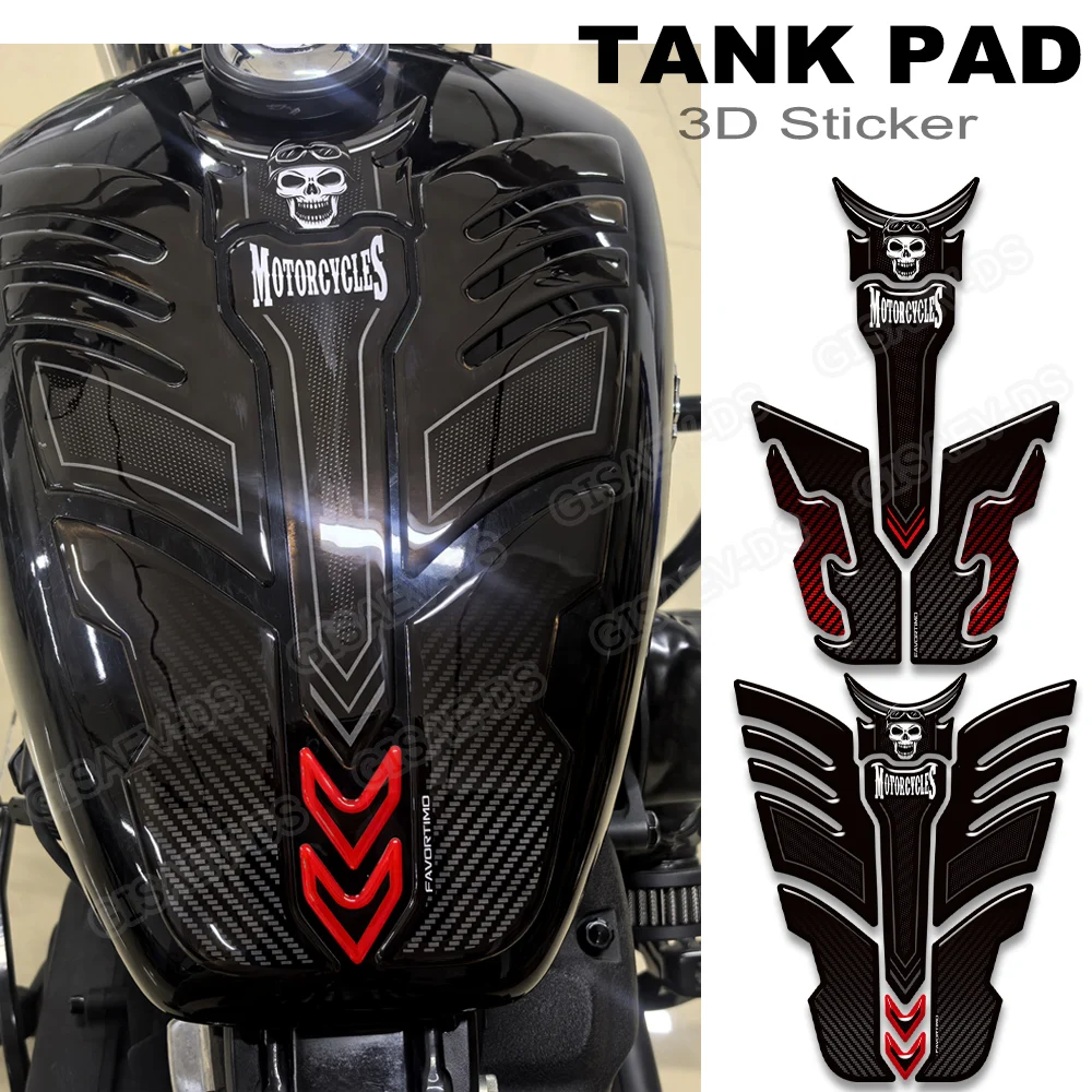 

Наклейки-накладки для защиты коленей и топливного бака мотоцикла Street Bob 107 114 117 (2026 год)