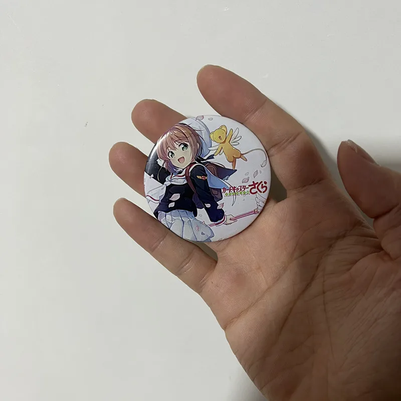 Card Captor Sakura Pin Badge Anime Cosplay Commemorative Pins Cute Originality Brooch Collection Gift