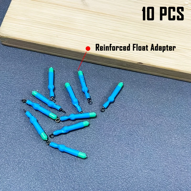 10er-Pack Hochleistungs-Schwimmeradapter – Riesiger Fisch-Schiebe-Wirbelstopper, verwicklungsfreies Big-Game-Angelrig, Premium-Angelausrüstung für Seen