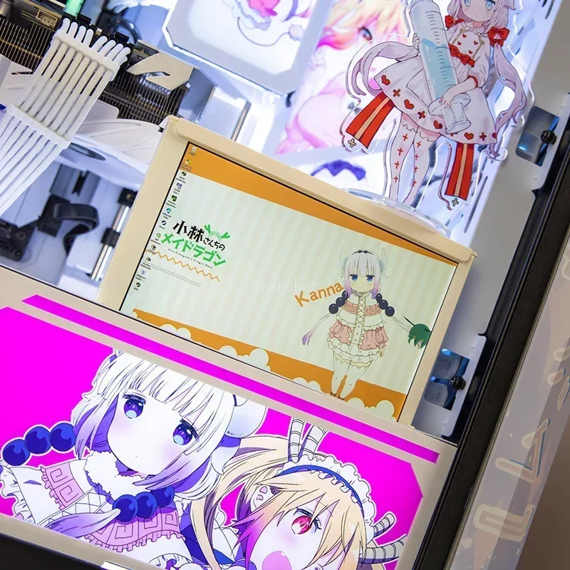 Nvarcher 7 인치 1920*1200 섀시 전기 자동 리프터 디스플레이 컴퓨터 보조 화면 aida64