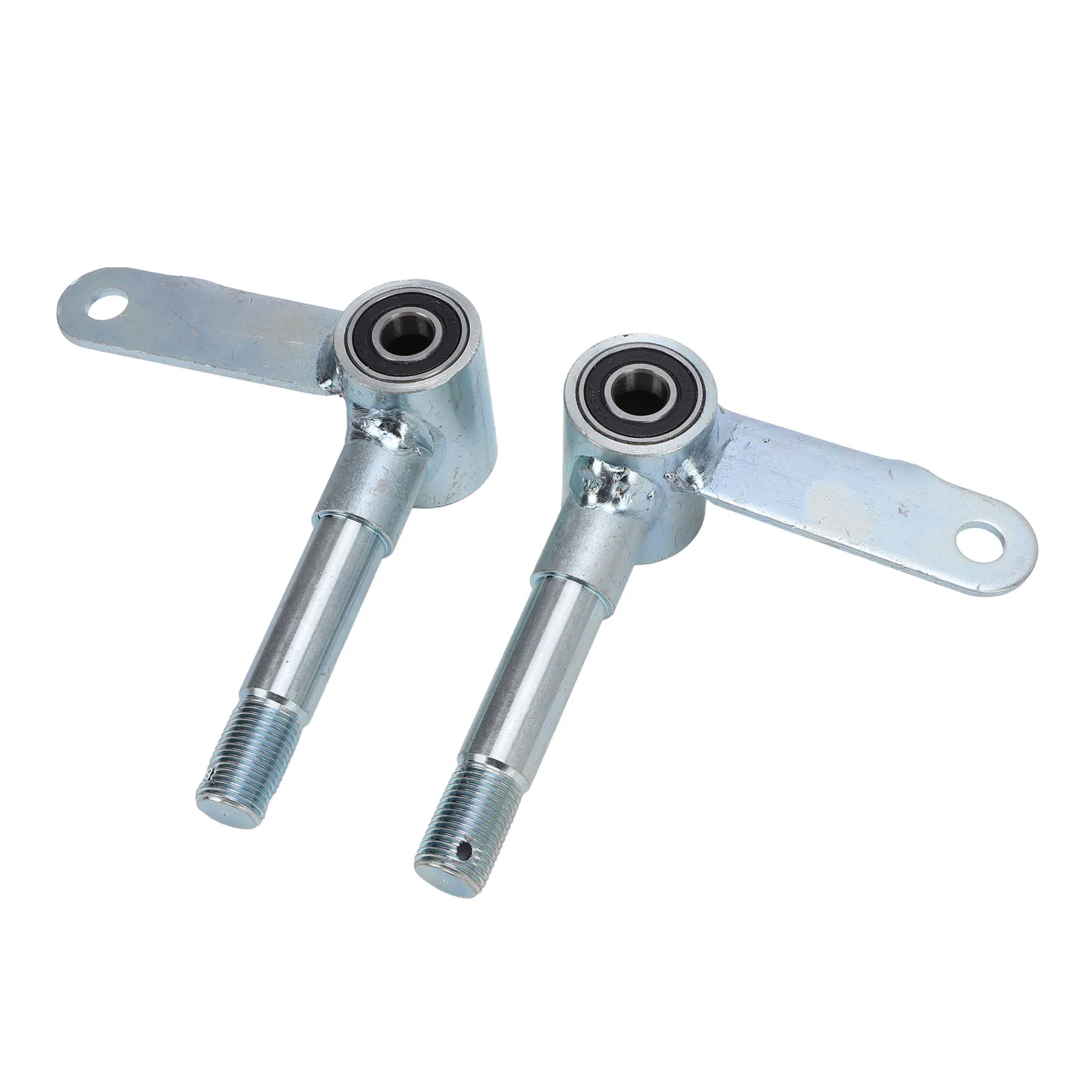 15mm Front Wheel Steering Knuckle Spindle for 110cc 125cc 168 200F Go Kart Quad ATV Buggy Front Steering Knuckle Axle Replacemen