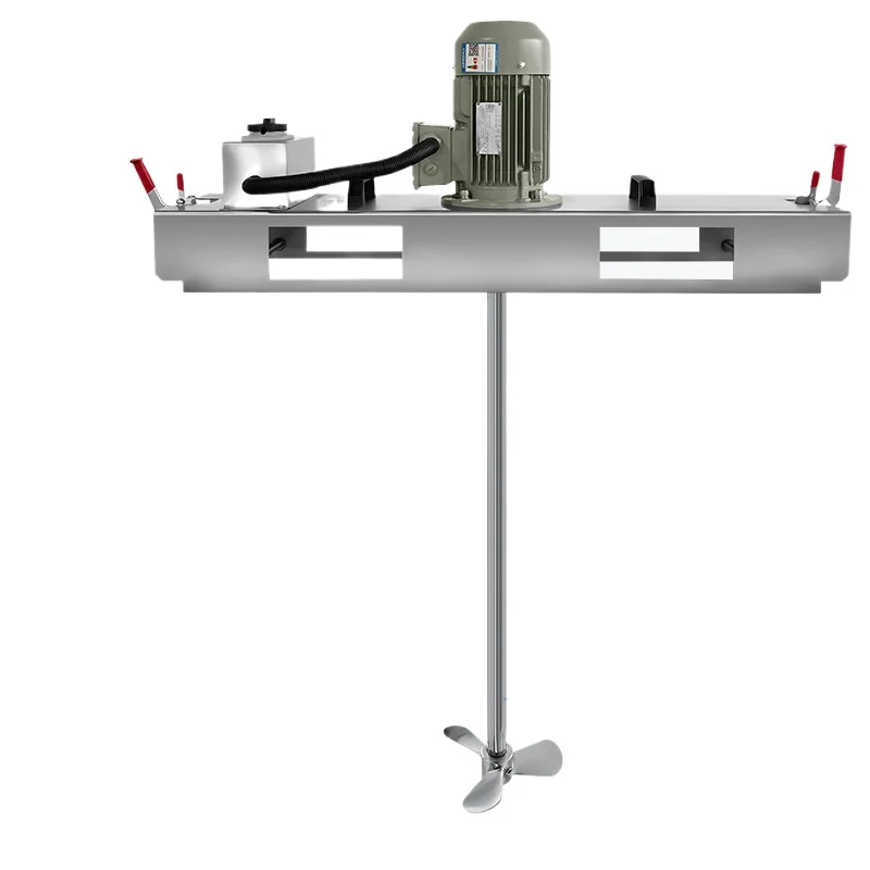 LMM316 Stainless Steel IBC Ton Barrel Mixer PTFE Paddle Saline Hydrochloride Caustic Acid