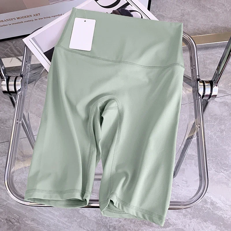 Summer Yoga Shorts Elastic Breathable Tights Leggings Quick Dried Sports Fitness Yoga Cycling Athletic Gym Shorts