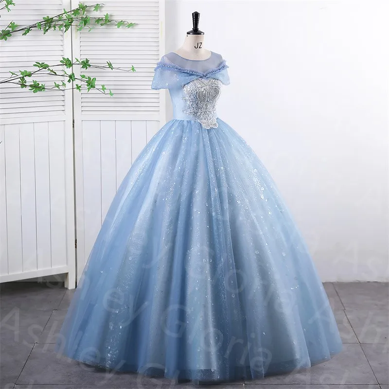 Ashley Gloria Nieuwe Vestidos Luxe Quinceanera Jurken Verjaardagsfeestjurk Formele Prom Baljurk Plus Size Robe De Bal