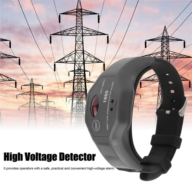High Voltage Detector Detection Wrist-Mounted Alarm 1KV-500KV For Power Maintenance System-Y41A