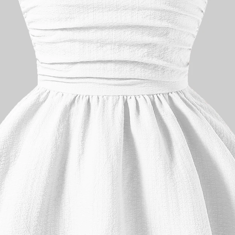 Kids Set Solid Pink Tiered Sling Princess Dress Sweet Style Tween Girls Dress Birthday Party Dating Clothes