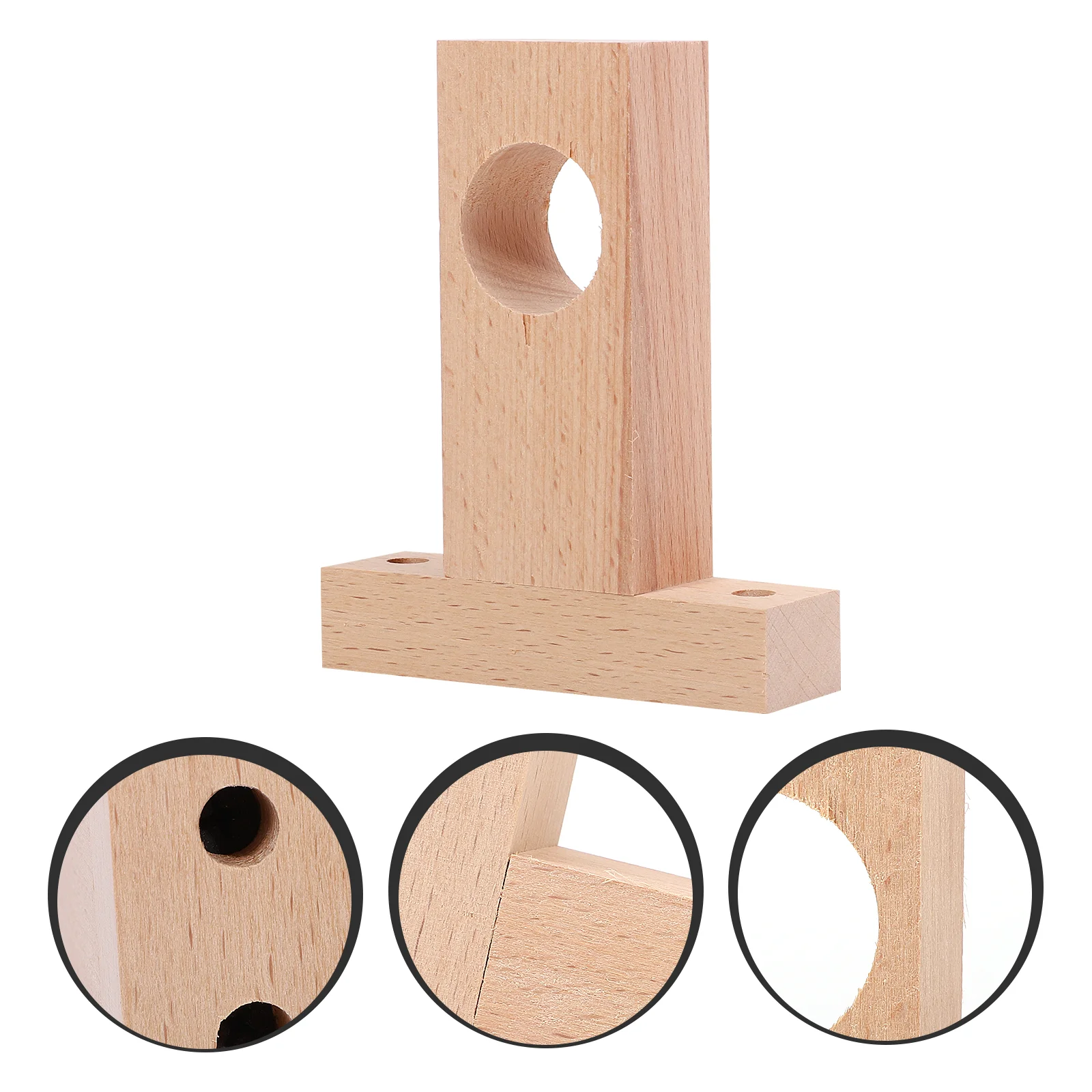 

Wood Basess Curtain Closet Pole Wardrobe Holder Socket Supports Holders Wooden Brackets Support End Shower Flange Metal