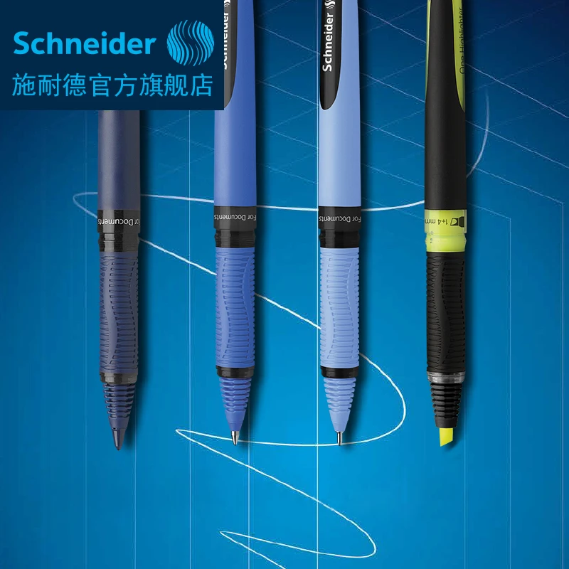 Imagem -02 - Schneider-gel Signing Pen com Estojo de Couro Marcador Marcador Marcador Estojo Alemão Presente 0.6 mm 0.3 mm 0.5 mm 14 mm Pcs por Conjunto