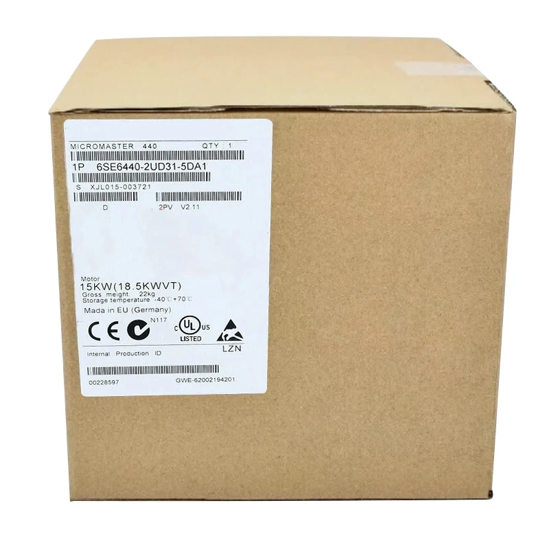 

Продукты Spot Stock 6SE6 440-2UD31-5DA1 6SE6440-2UD31-5DA1 Преобразователь частоты Совершенно новый оригинальный доступный контроллер Plc