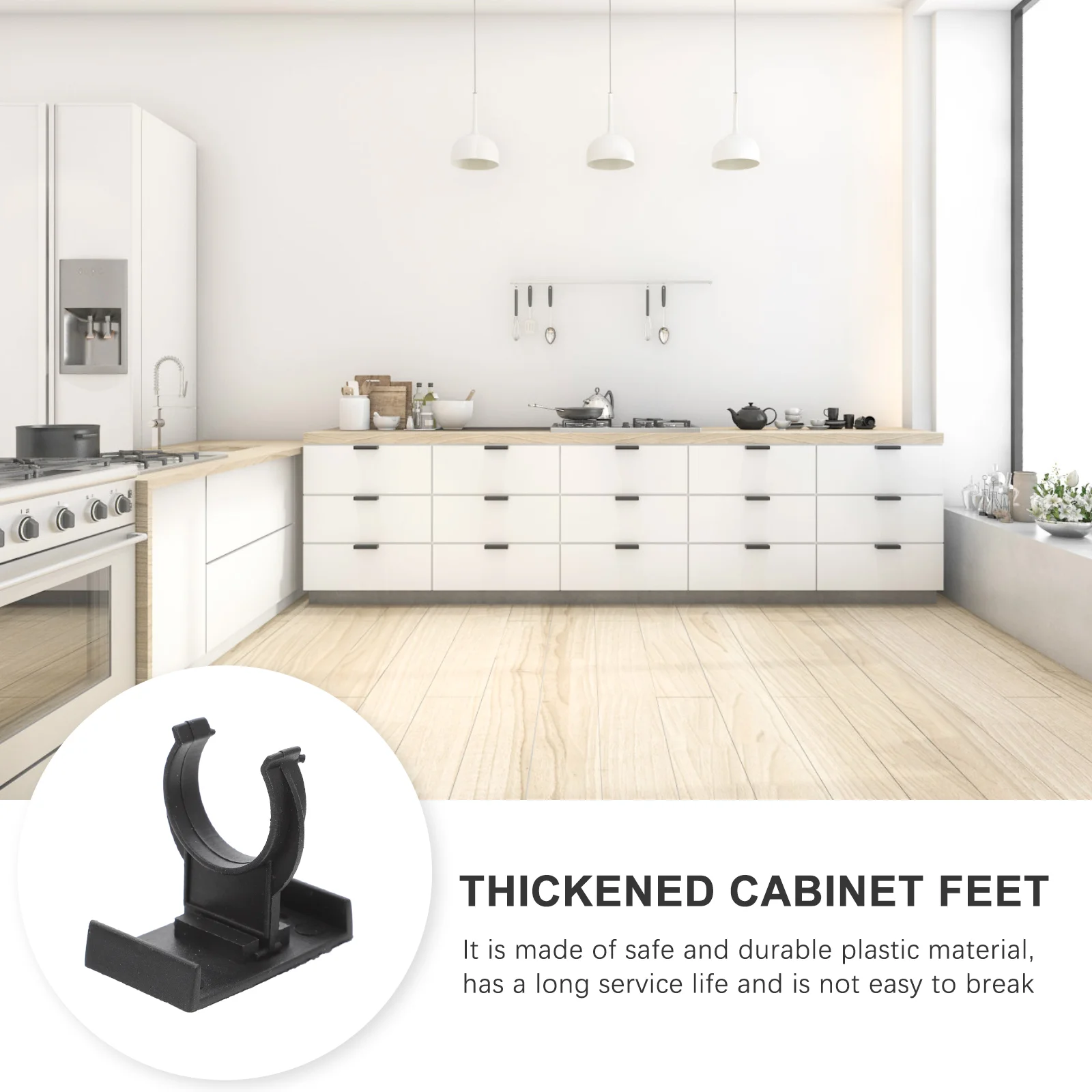 10 Sets Adjustment Foot Buckle Door Adjustable Kickboard Plinth Clamp Kitchen Leg Clips Coat Hanger