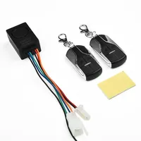 Ebike Anti-Theft Lock 36-72V Alarm Smart Induction Wireless Remote Control With Lock Waterproof Ebike Replacement Parts