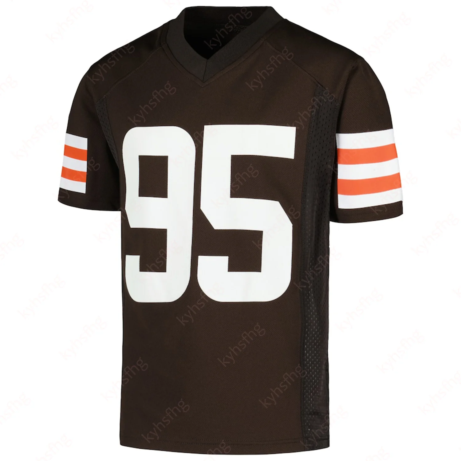 2024 Garrett Browns Jersey #95 Jersey Training Absorb Sweat Outdoors Exercise Uniform Football For Adult&Kid jersey