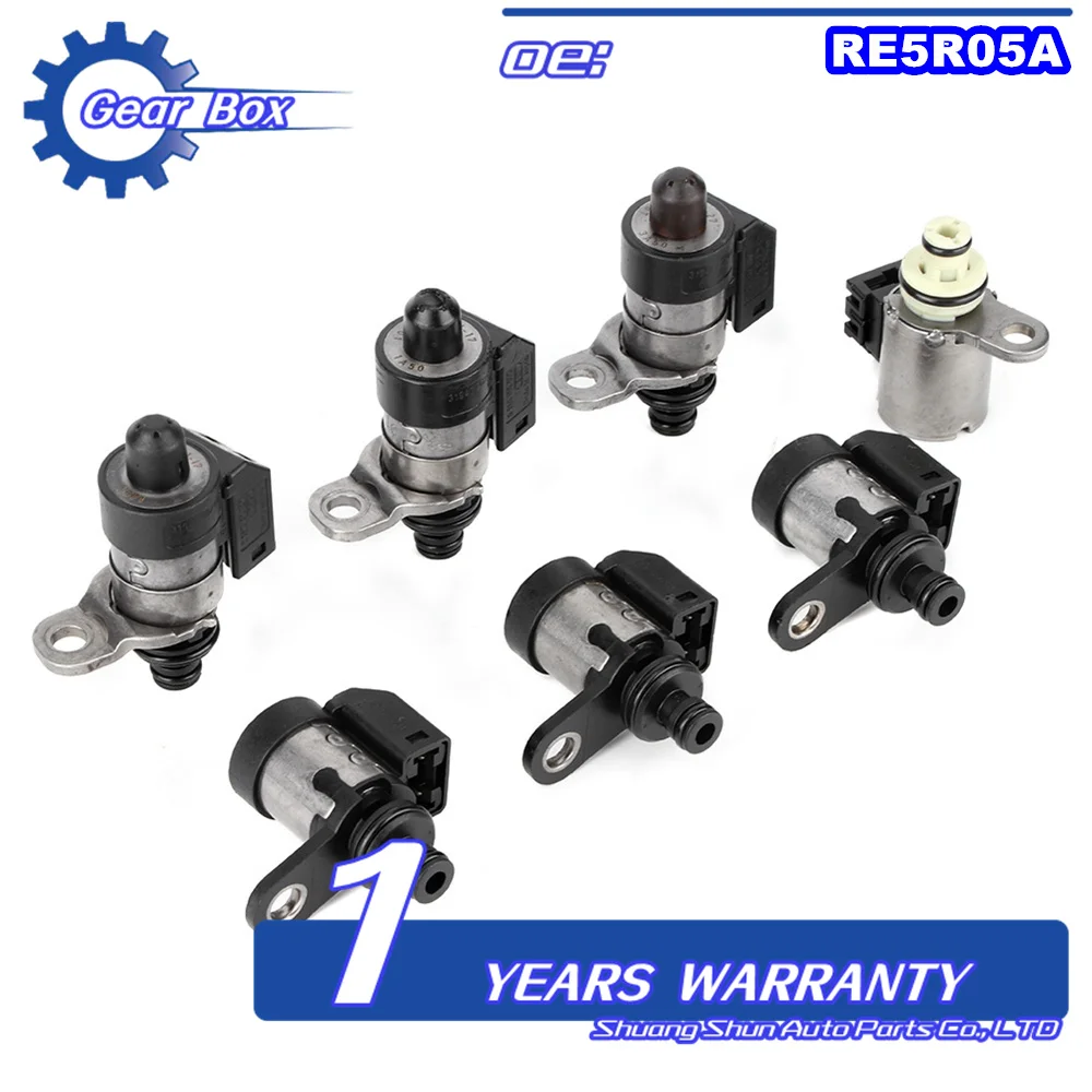 Re5r05a 7-piece transmission solenoid valve body for 03-09 Infiniti Q45 G35 FX45 M45 3.5L 4.5L