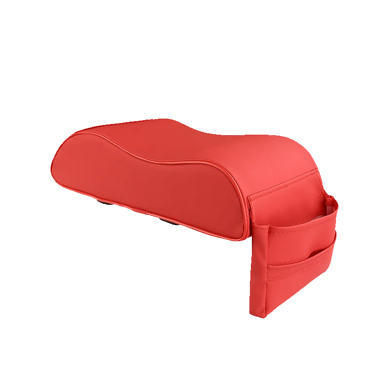 PU lederen auto armsteun middenconsole ergonomische curve vorm tissuezak opbergruimte auto-interieur geschenken - afbeelding 2