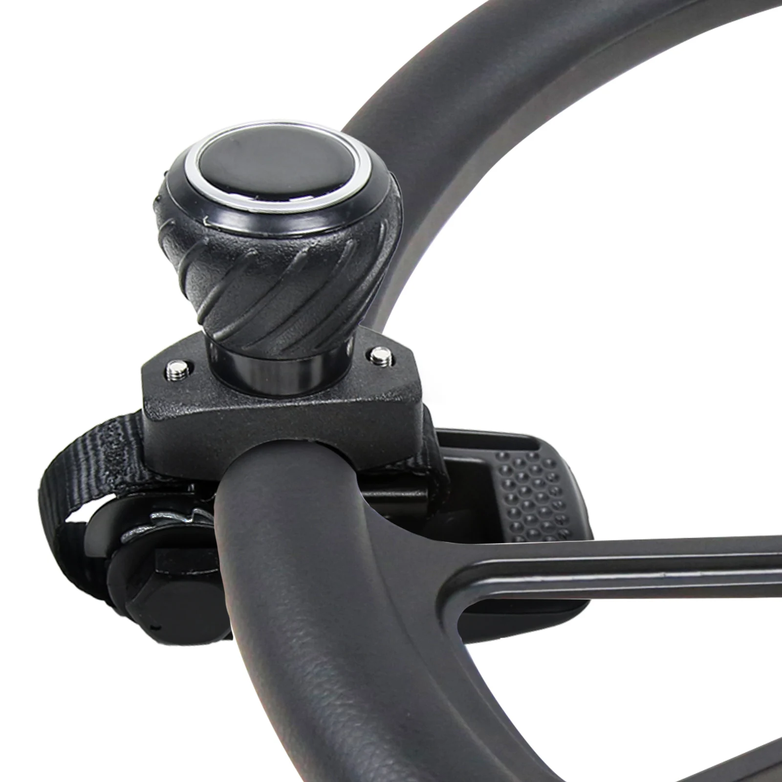 

Steering Wheel Knob Spinner Suicide Knob Fit for Steering Wheel, for Cars, Semi Truck, Forklifts, Tractors, Boat, and Golf Cart